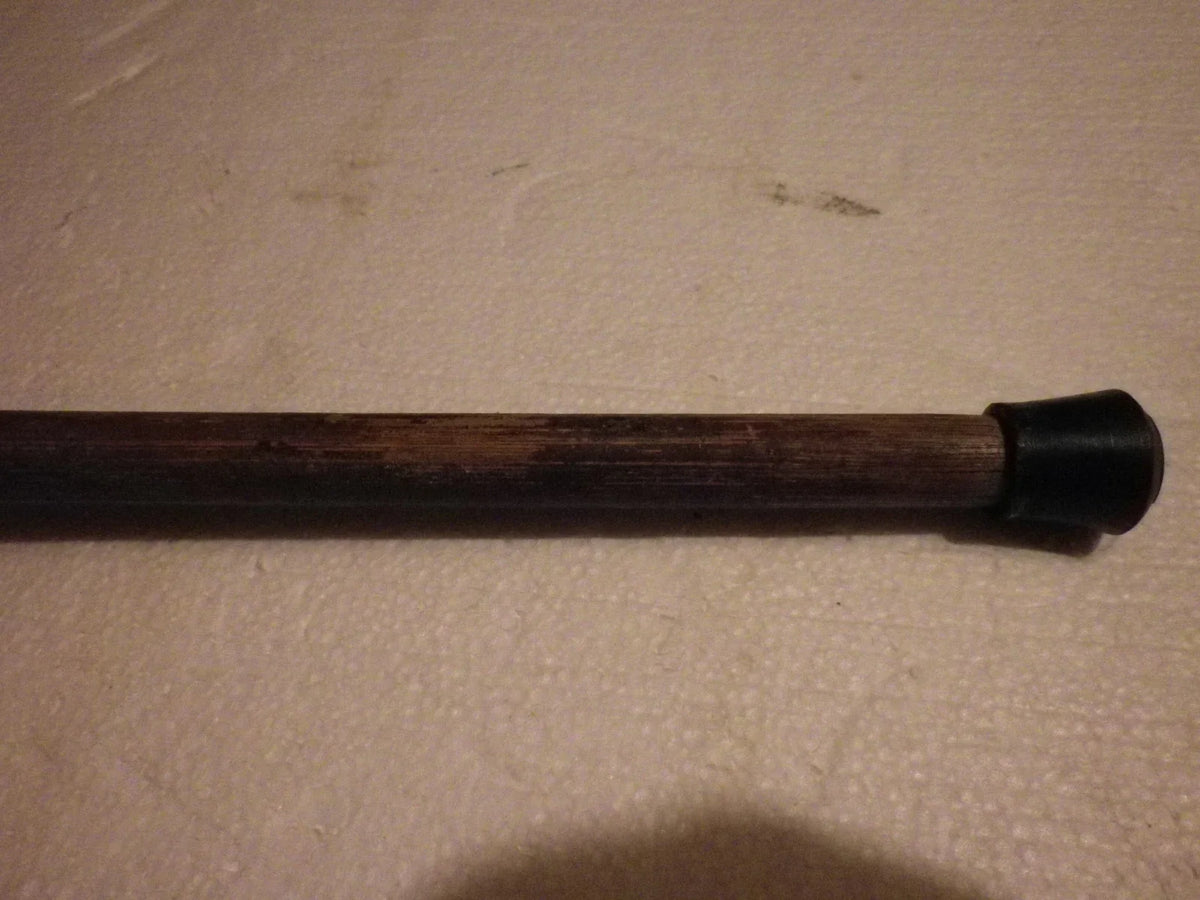 Canne ancienne pommeau or 18k poinçon tête d'aigle