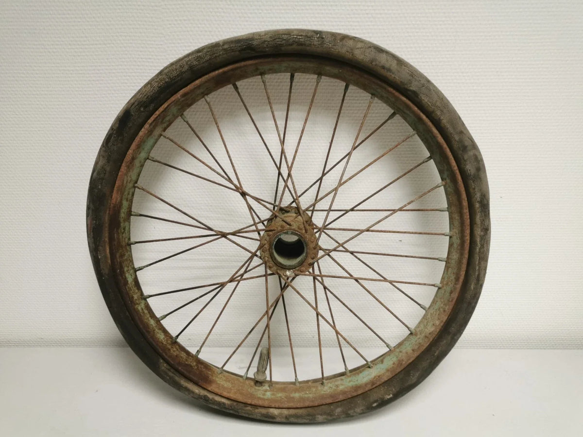 Paire de roues avion aéroplane caudron frères