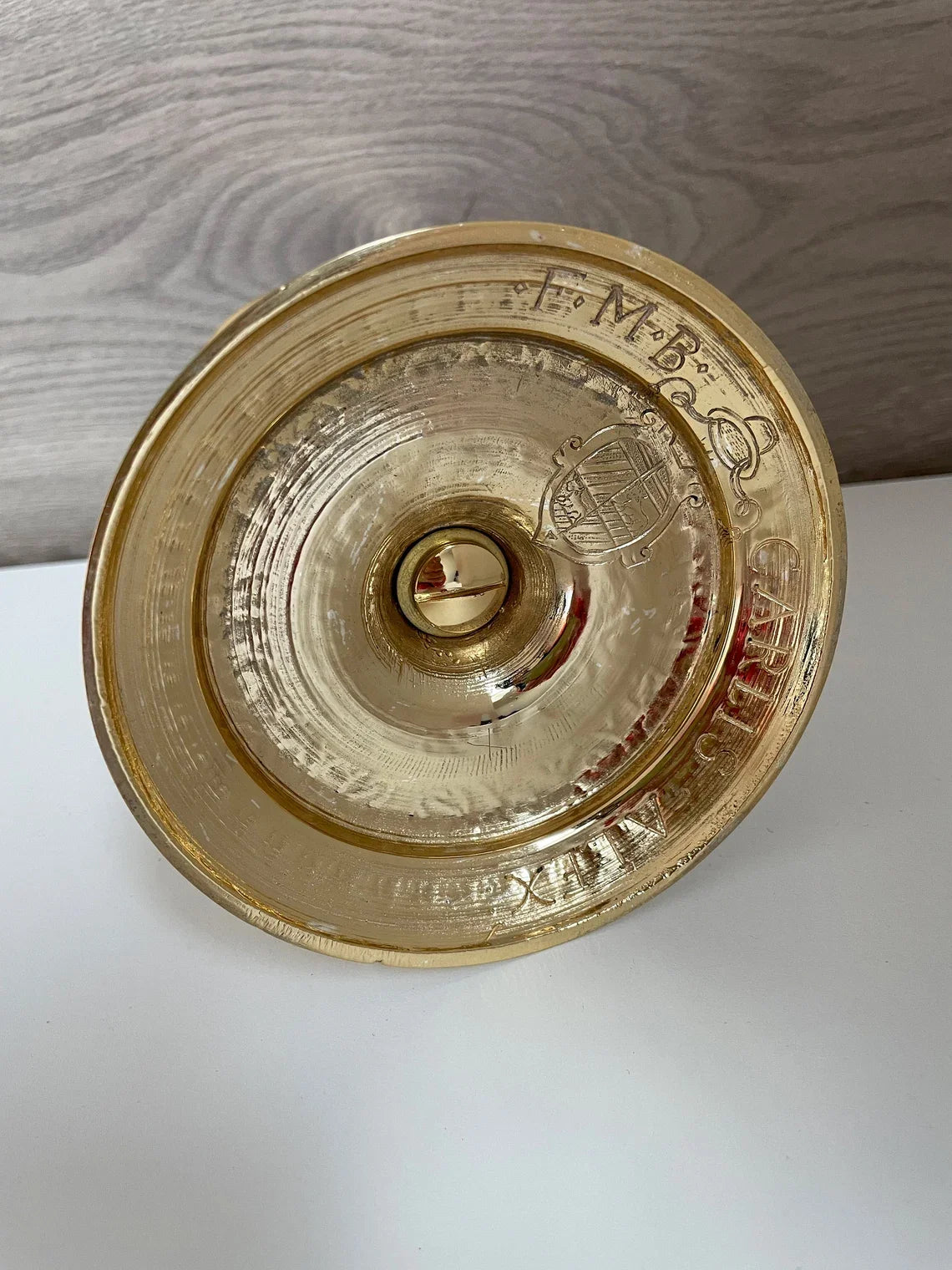 Calice épiscopal en bronze de la fin du XVIIIe siècle