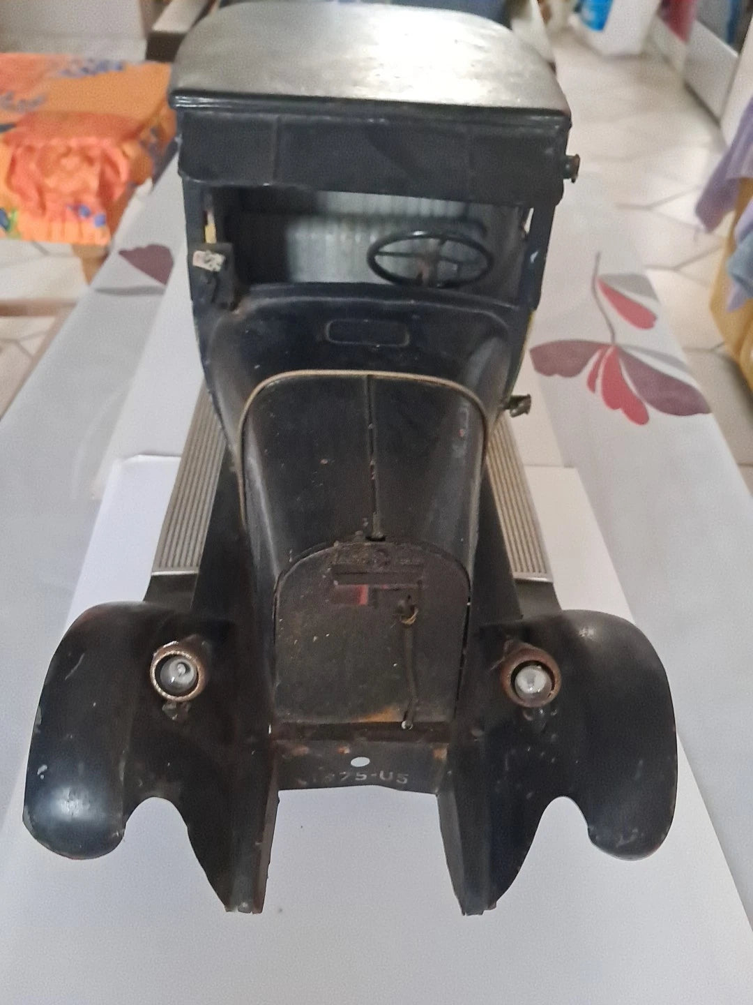 JOUET VOITURE EN TOLE AUTOMOBILE MÉCANIQUE ANDRÉ CITROËN B14 FRANCE