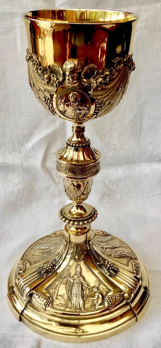 Calice Louis XVI, Argent Massif Doré  1780-1800