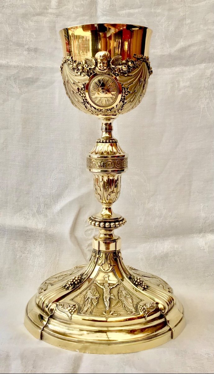 Calice Louis XVI, Argent Massif Doré  1780-1800