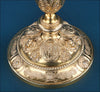 Calice Baroque Ancien Et Patène En Argent Doré 1836