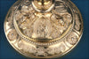 Calice Baroque Ancien Et Patène En Argent Doré 1836