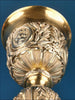 Calice Baroque Ancien Et Patène En Argent Doré 1836
