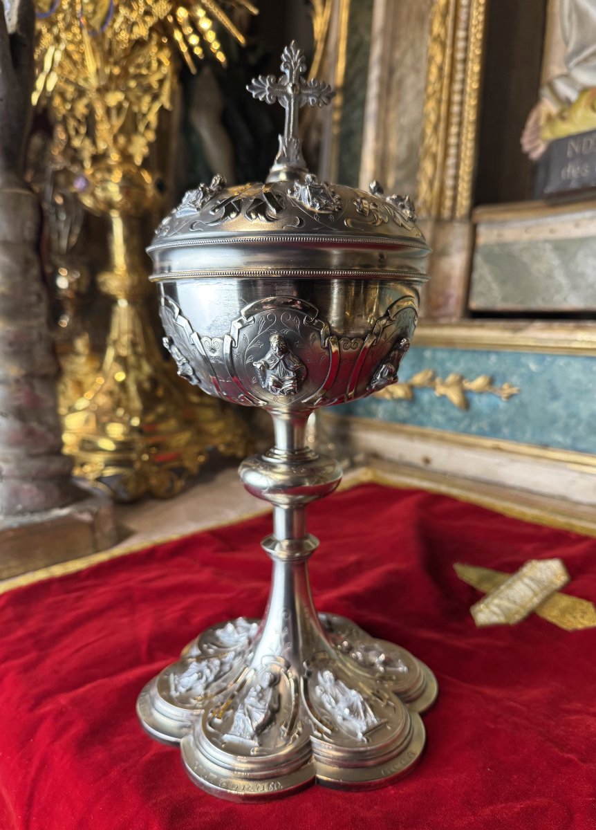 Ciboire en argent de la maison Favier - antérieur à 1850