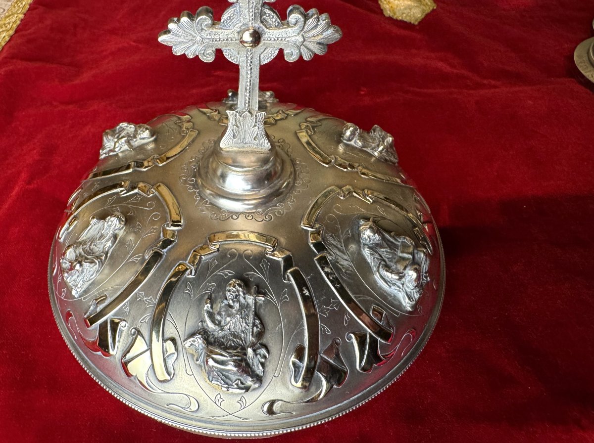 Ciboire en argent de la maison Favier - antérieur à 1850