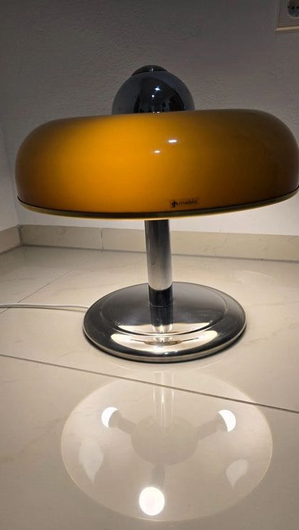 Rare lampe de bureau, vintage, 1970, Meblo, Guzzini, Space Age