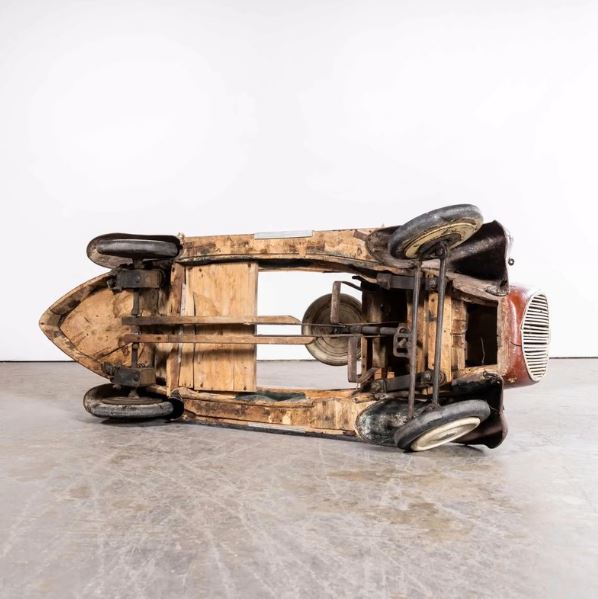 Voiture à Pédales Fabriquée à la Main Vintage 1948