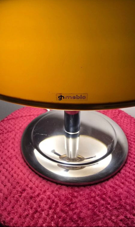 Rare lampe de bureau, vintage, 1970, Meblo, Guzzini, Space Age
