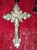 ANCIEN ROSAIRE D'ÉLISABETH. FILIGRANE EN ARGENT ET CRISTAL. XXE SIÈCLE