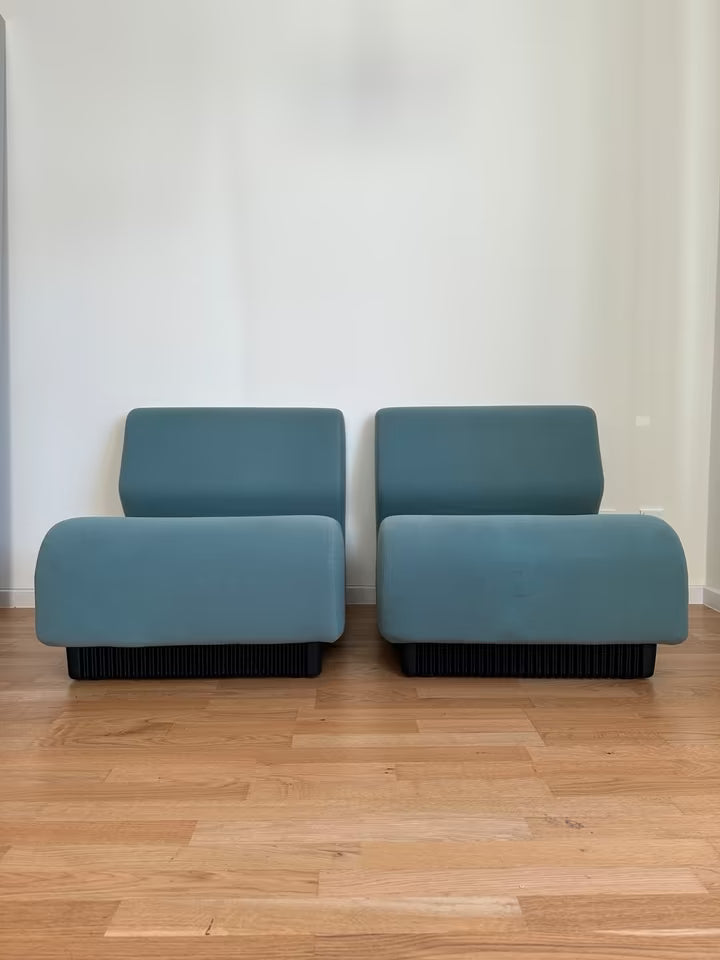 Lot de 2 fauteuils d'intérieur Herman Miller Chadwick, un classique du design des années 70