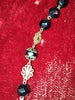 ANCIEN ROSAIRE D'ÉLISABETH. FILIGRANE EN ARGENT ET CRISTAL. XXE SIÈCLE