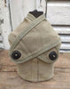 Gourde US émaillée et étui USMC WW2 militaria