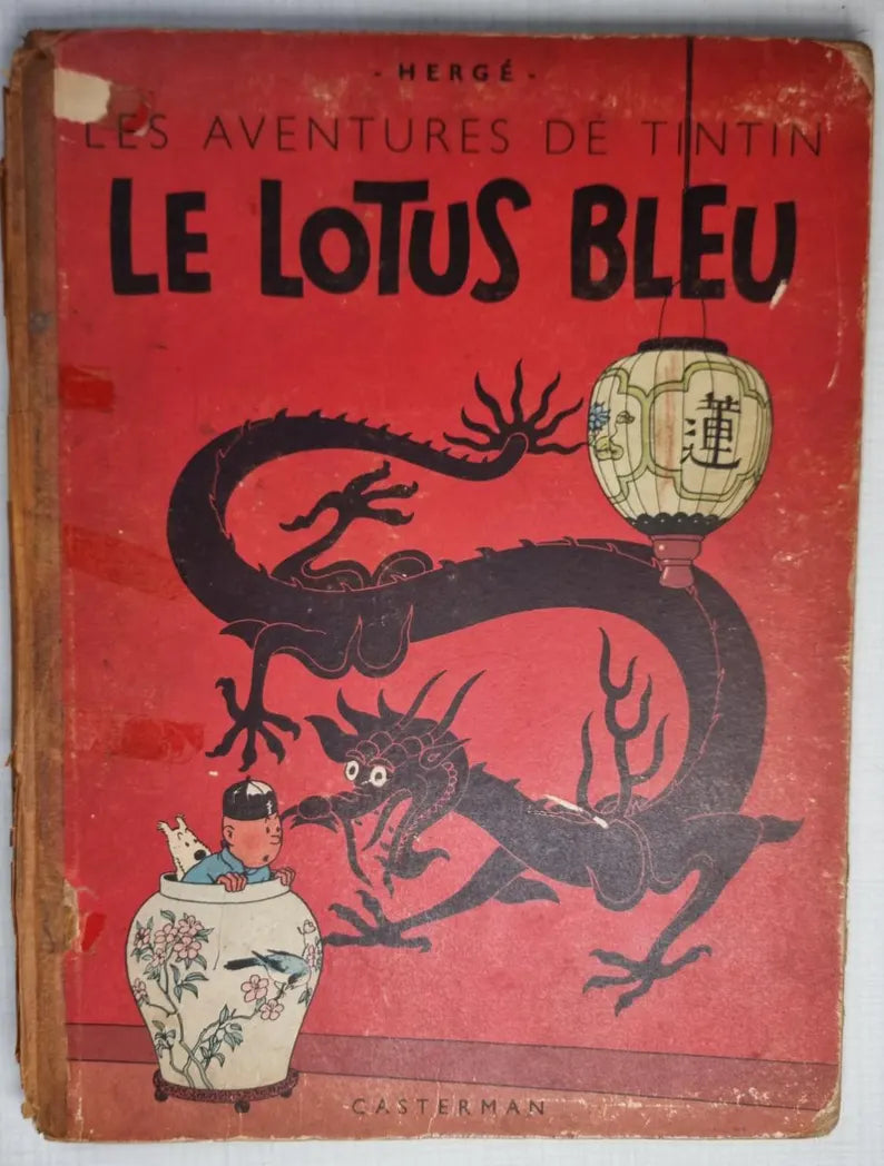 Livre Le Lotus Bleu Tintin