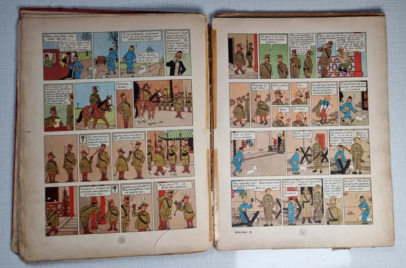 Livre Le Lotus Bleu Tintin