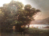 Tableau de l'artiste G. Stähly représentant Därligan sur le lac de Thoune