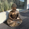 Statue de Bouddha Amida sculptée dans le bronze
