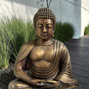 Statue de Bouddha Amida sculptée dans le bronze