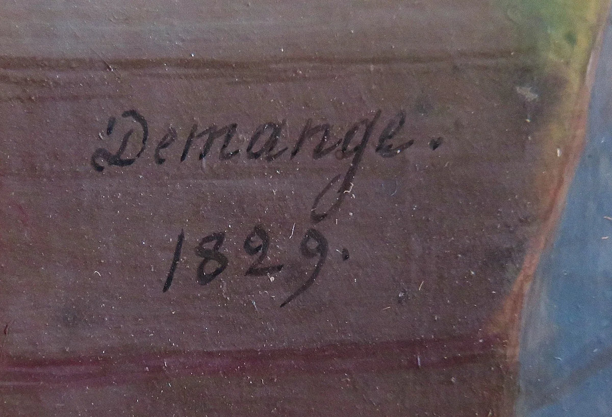 Tableau miniature signée pierre-aimé