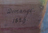 Tableau miniature signée pierre-aimé