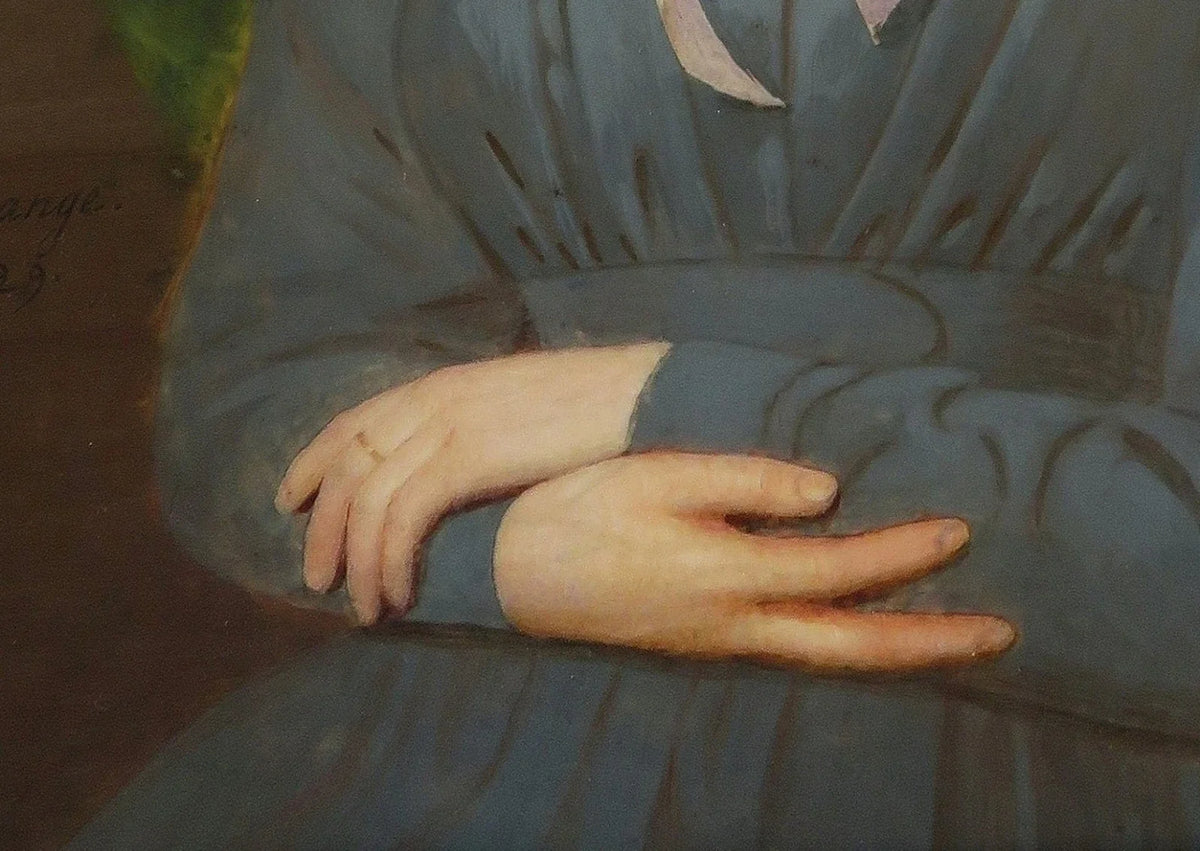 Tableau miniature signée pierre-aimé