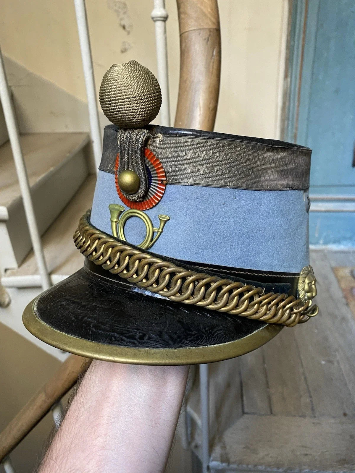 Casque kepi shako chasseur à cheval