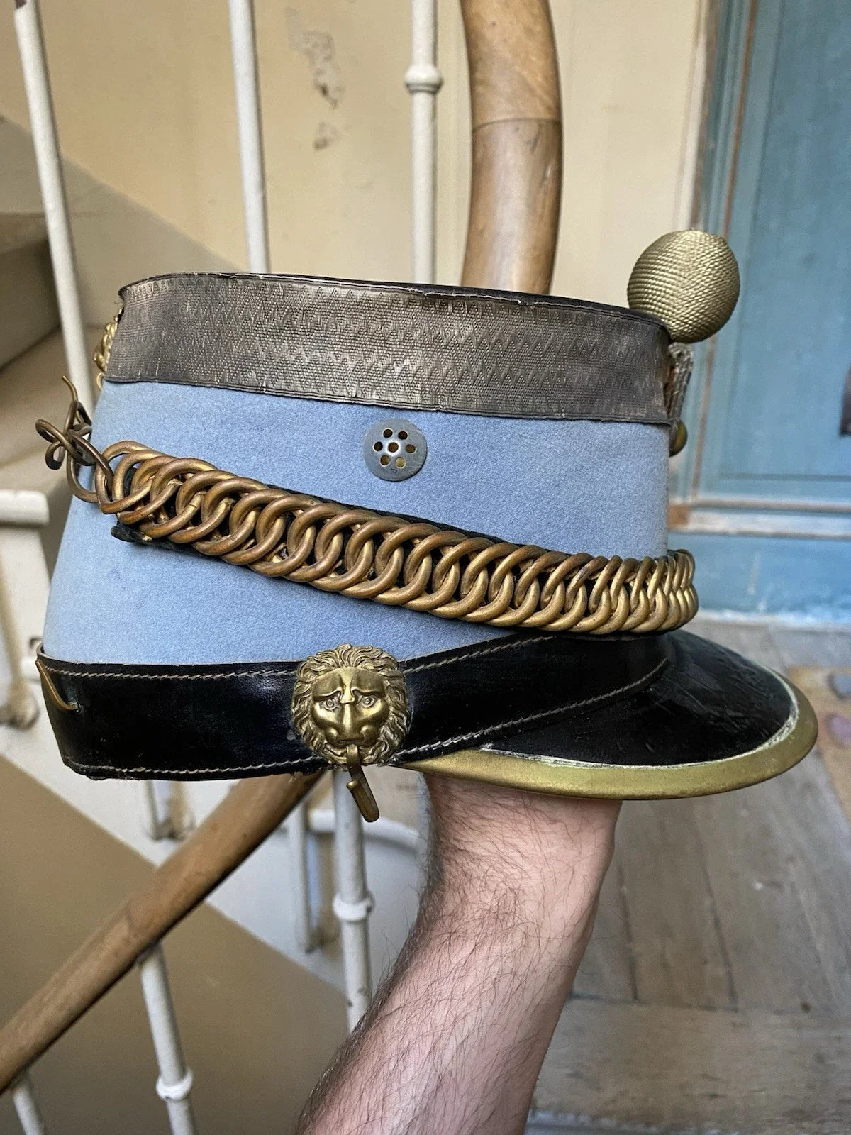 Casque kepi shako chasseur à cheval