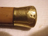 Canne ancienne pommeau or 18k poinçon tête d'aigle