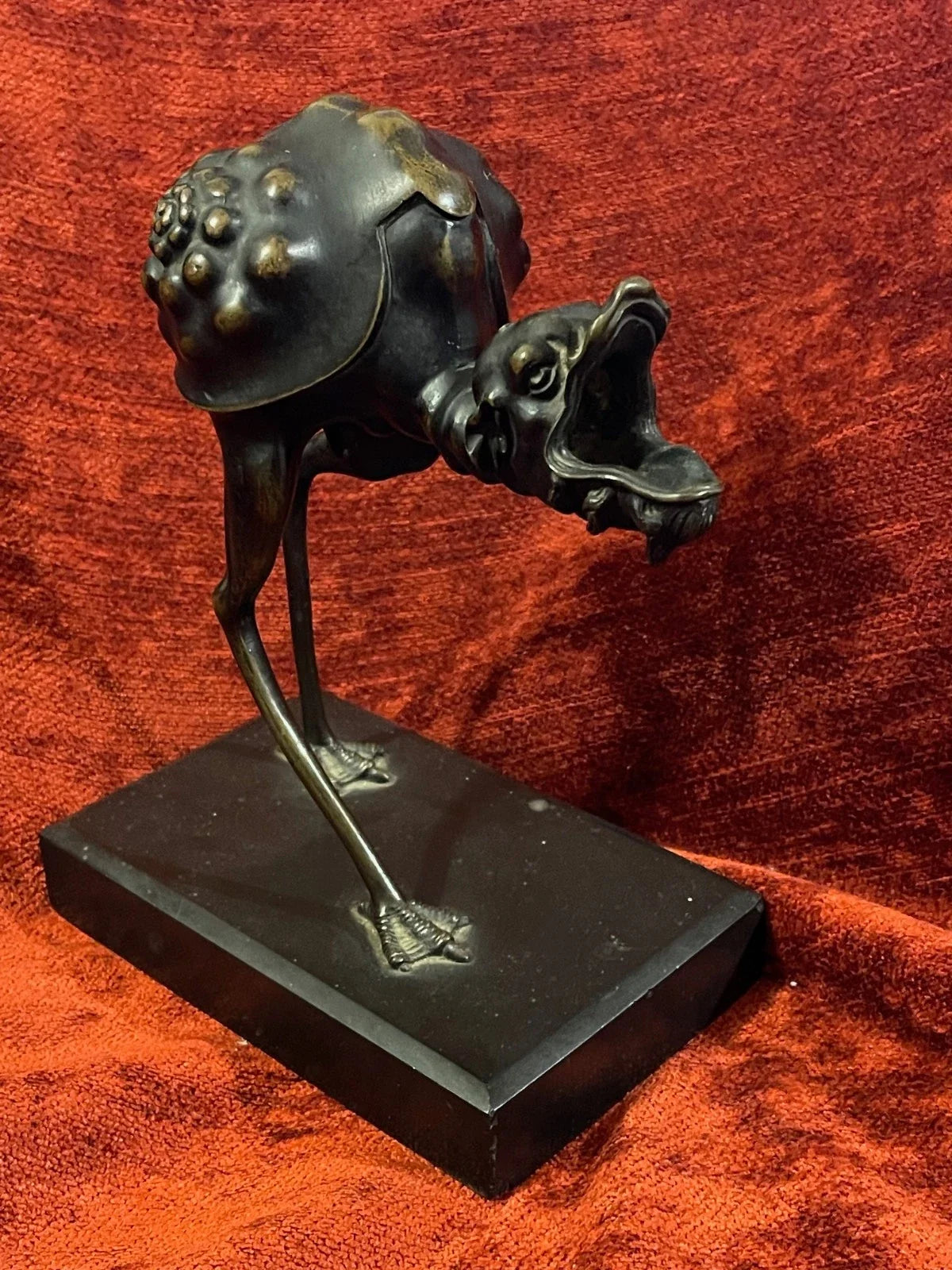 Lampe à huile en bronze