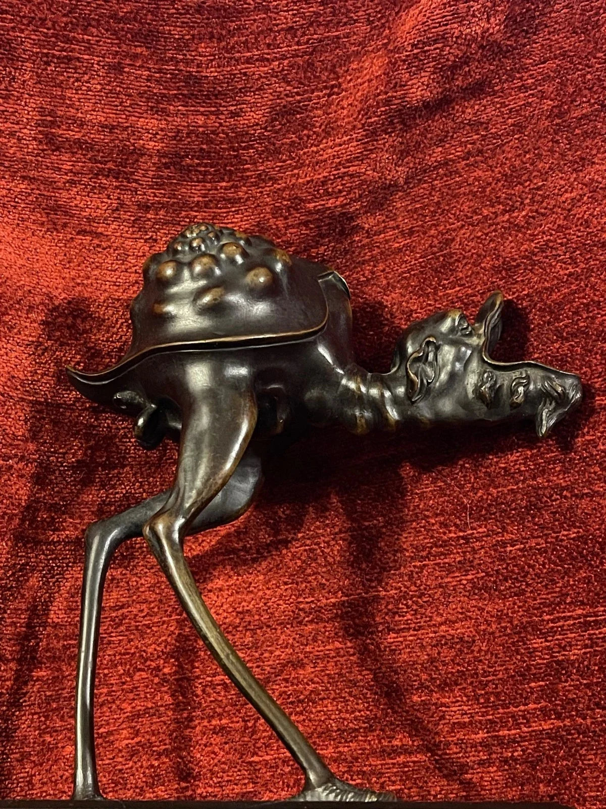 Lampe à huile en bronze