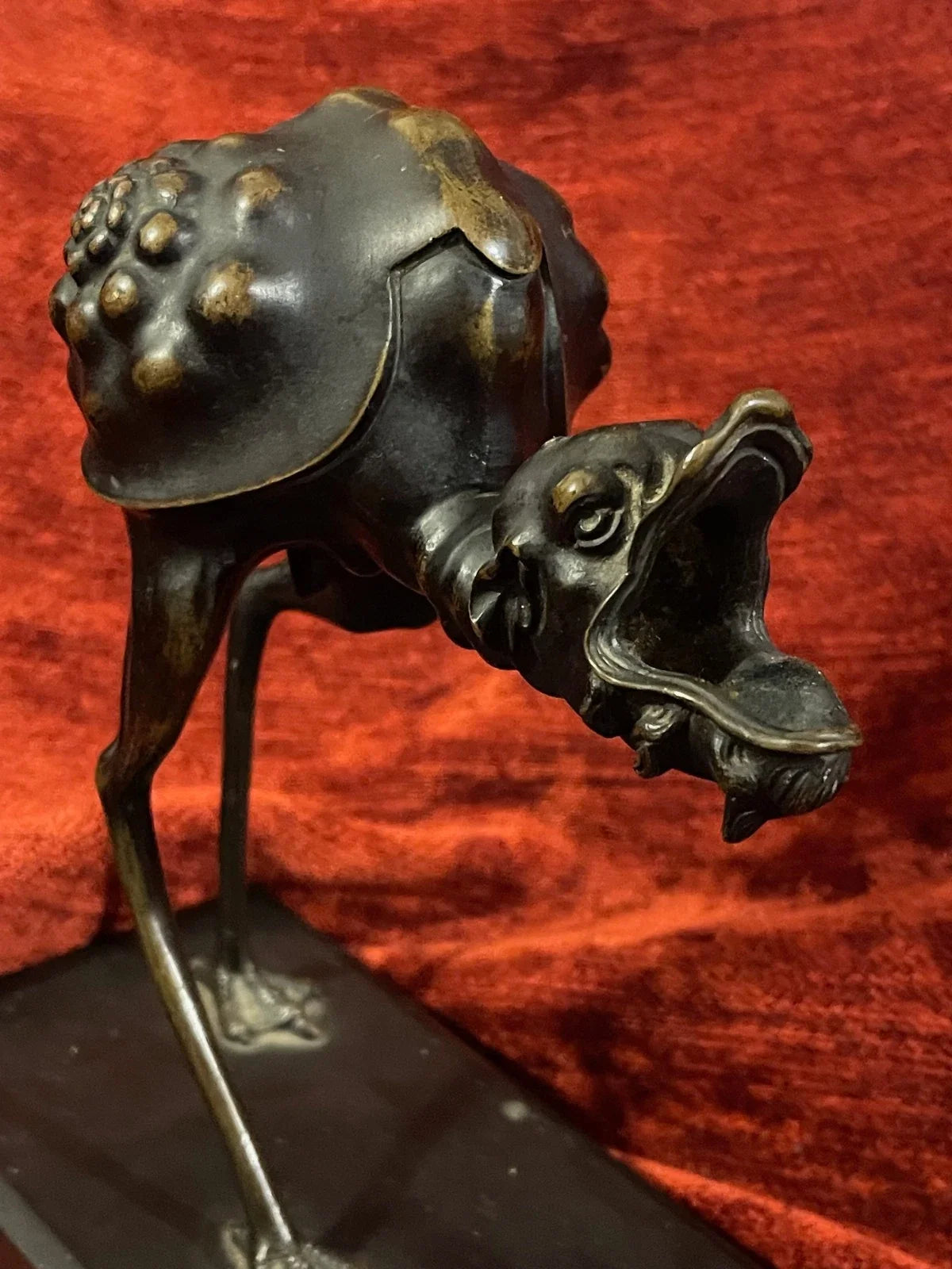 Lampe à huile en bronze