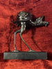 Lampe à huile en bronze