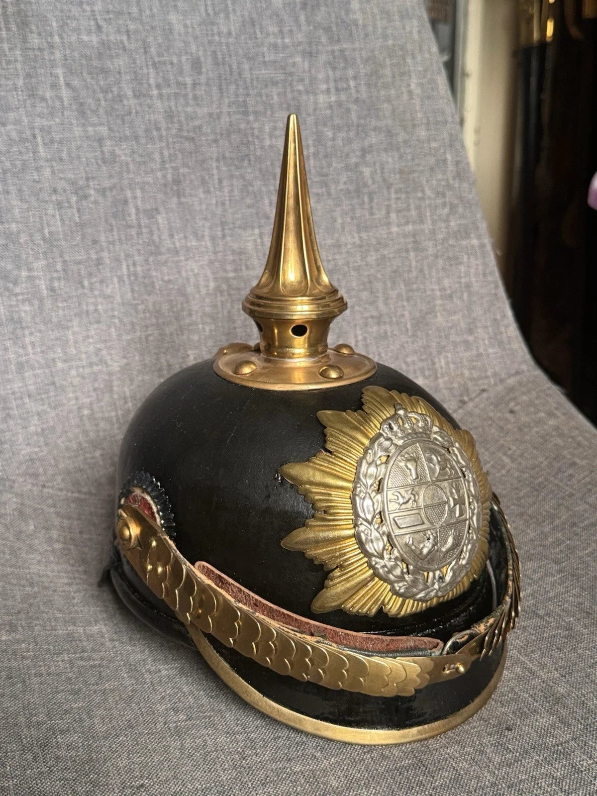 Casque à pointe sous-officier