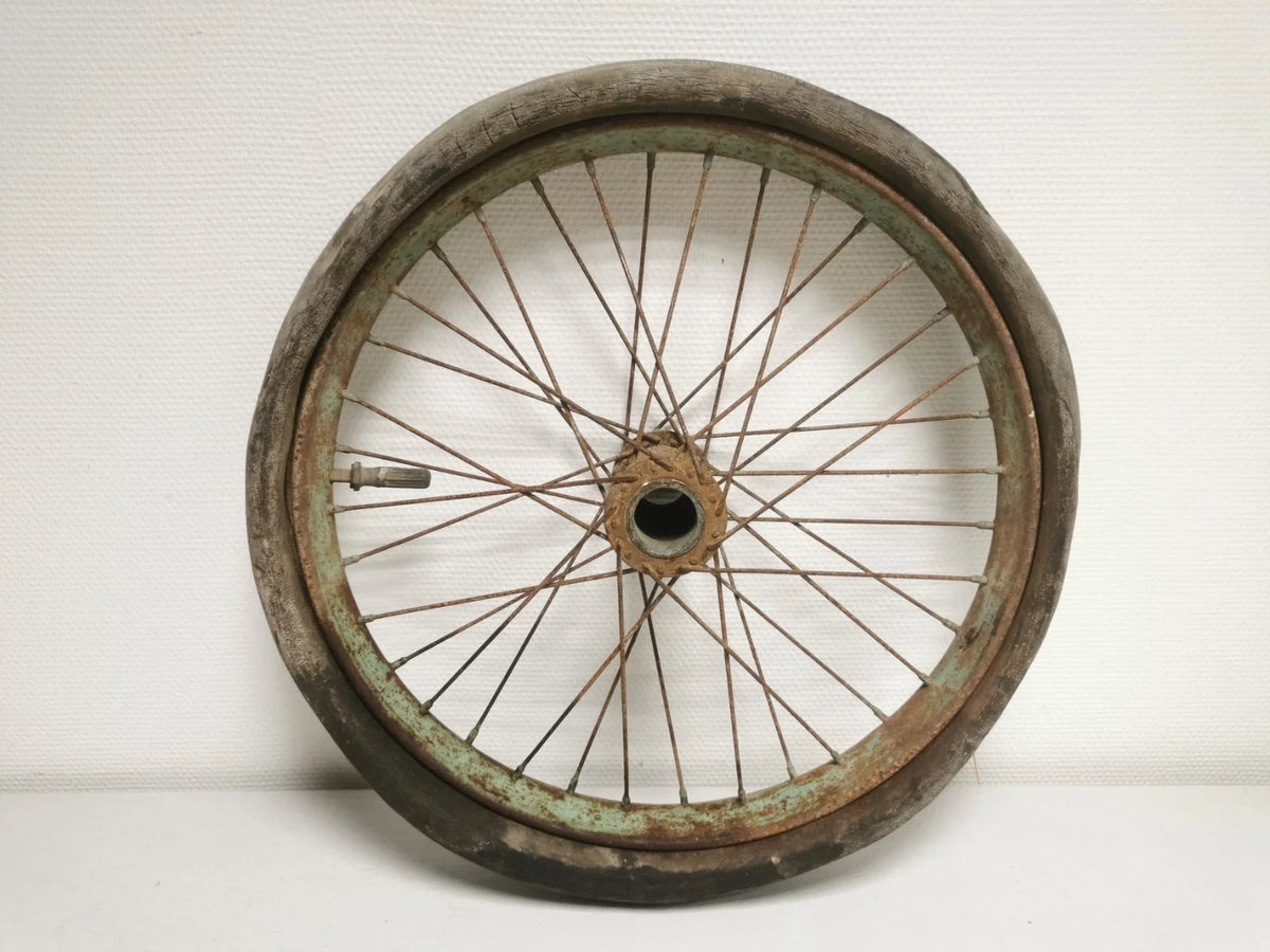 Paire de roues avion aéroplane caudron frères