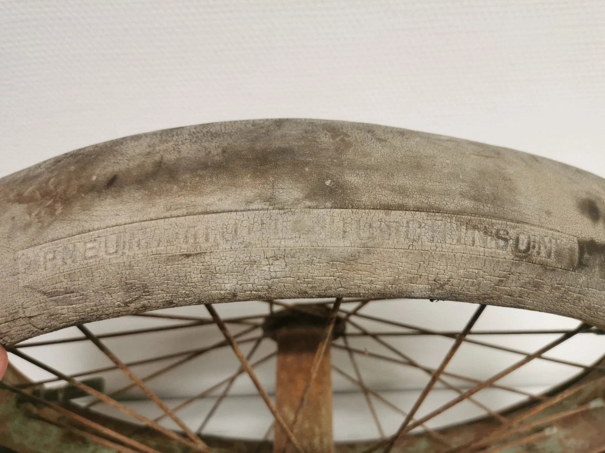 Paire de roues avion aéroplane caudron frères