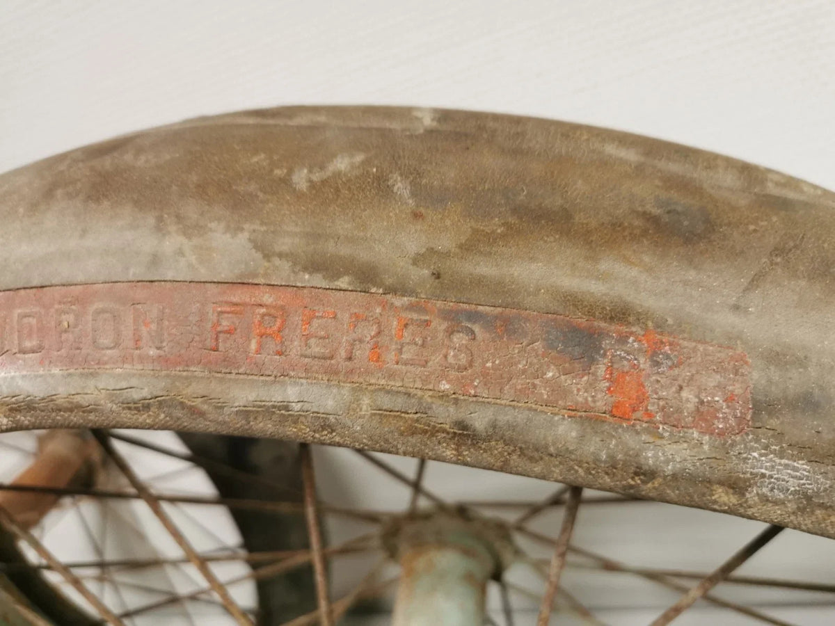 Paire de roues avion aéroplane caudron frères