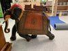 Sculpture paire de grands éléphants indiens anciens