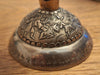 Paire de chandeliers persans authentiques en argent massif