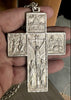 Croix ancienne en argent massif