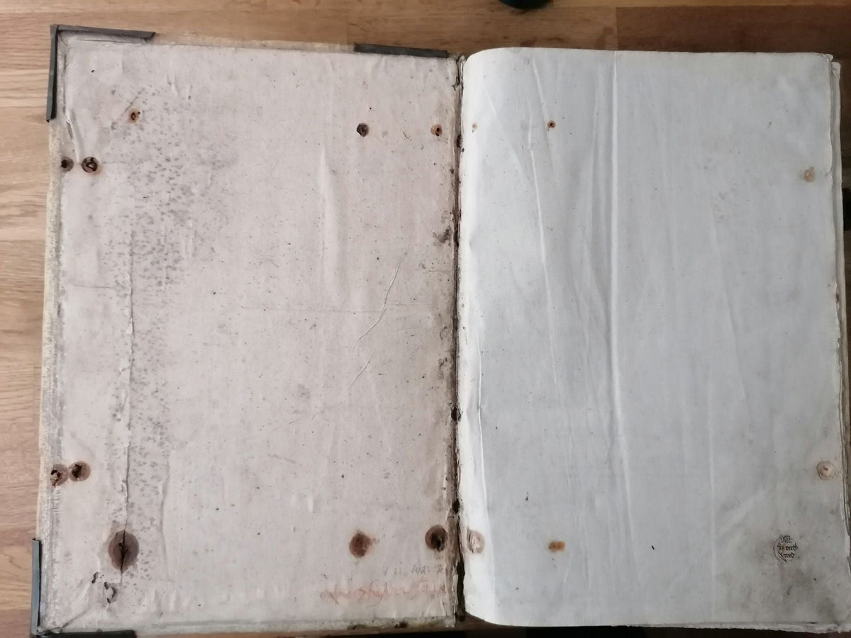 Bible ancienne de 1712 imprimée à Minden