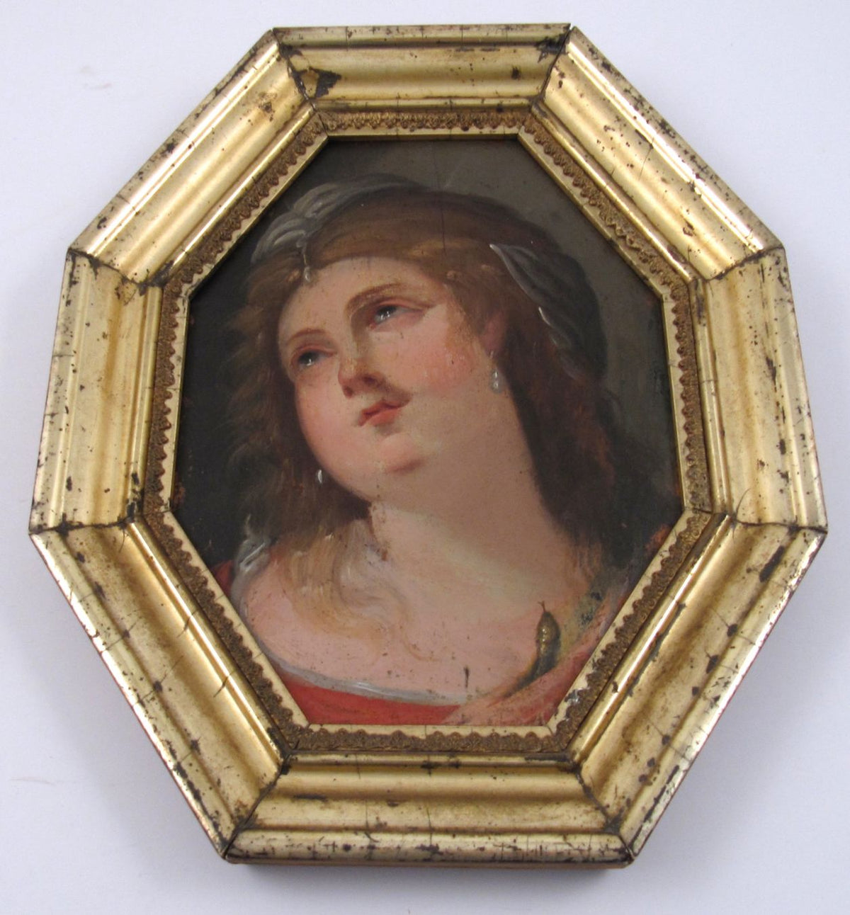 Peinture à l'huile Successeur de Guido Reni (1575-1642) Cléopâtre