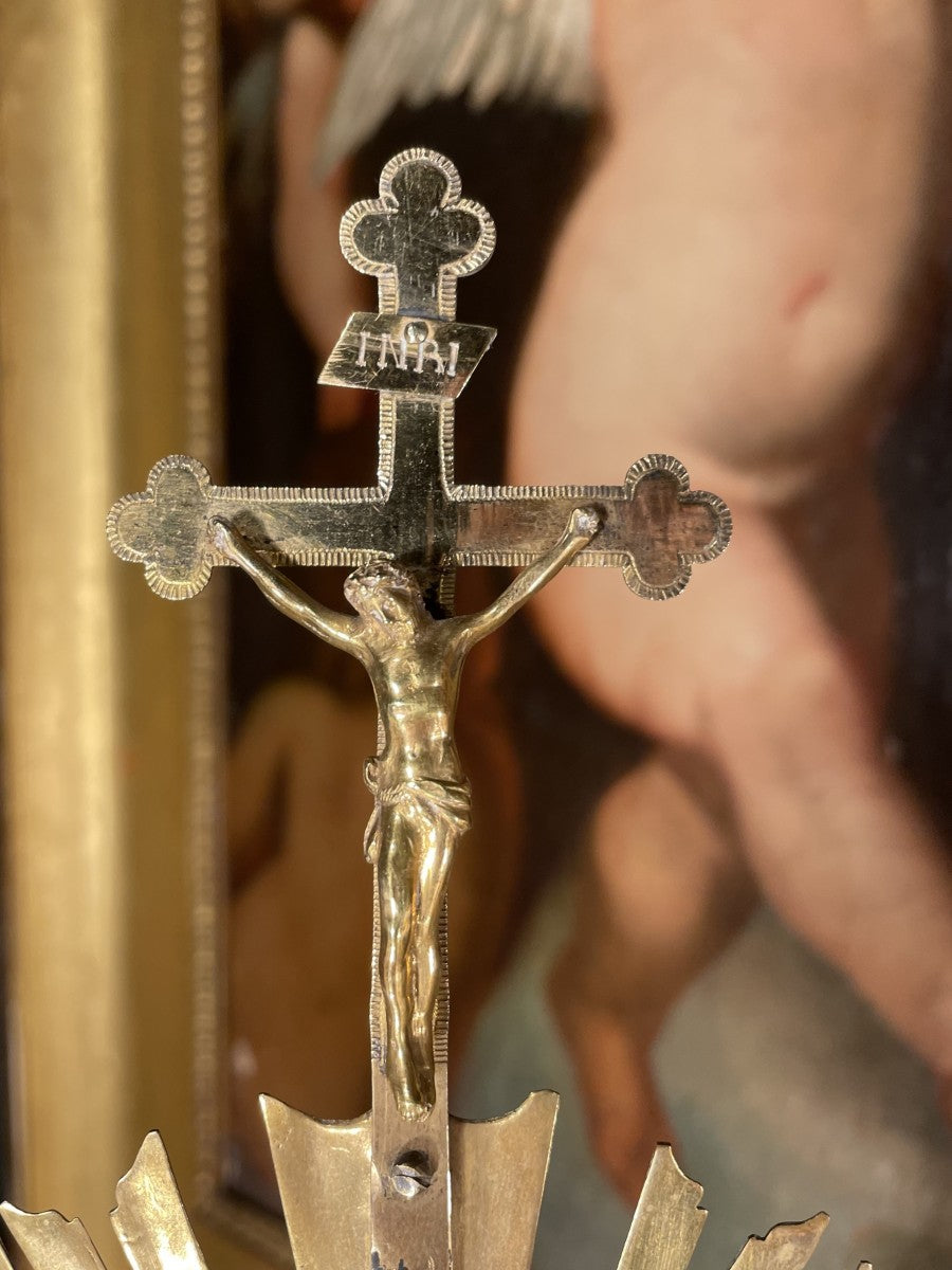 Grand ostensoir avec reliques du XVIIIe siècle