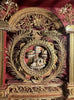 Reliquaire du XVIIIe siècle façon retable aux 21  reliques