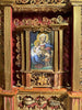Reliquaire du XVIIIe siècle façon retable aux 21  reliques