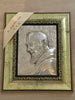 Image sacrée de Padre Pio en argent 925, pièce authentique