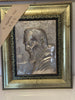 Image sacrée de Padre Pio en argent 925, pièce authentique