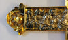 Croix baroque en relief tridimensionnelle du XVIIe/XVIIIe siècle