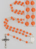 Chapelet en Argent Massif et Perles de Corail