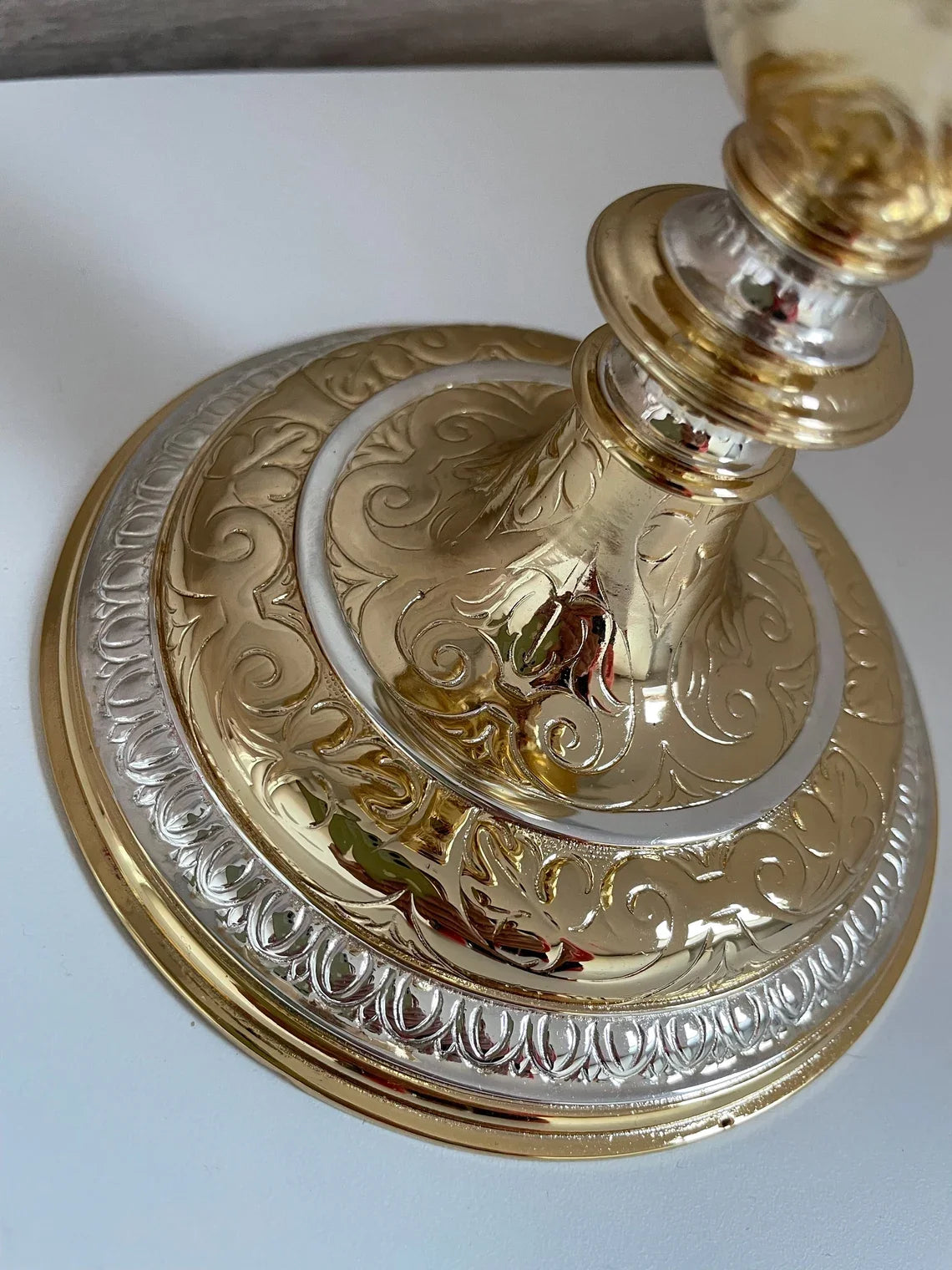 Calice épiscopal en bronze de la fin du XVIIIe siècle